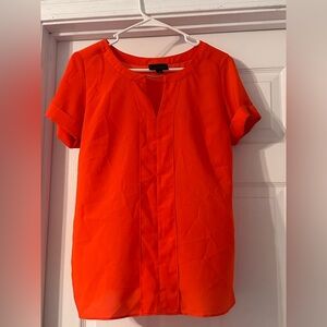 Worthington Vibrant Orange Blouse